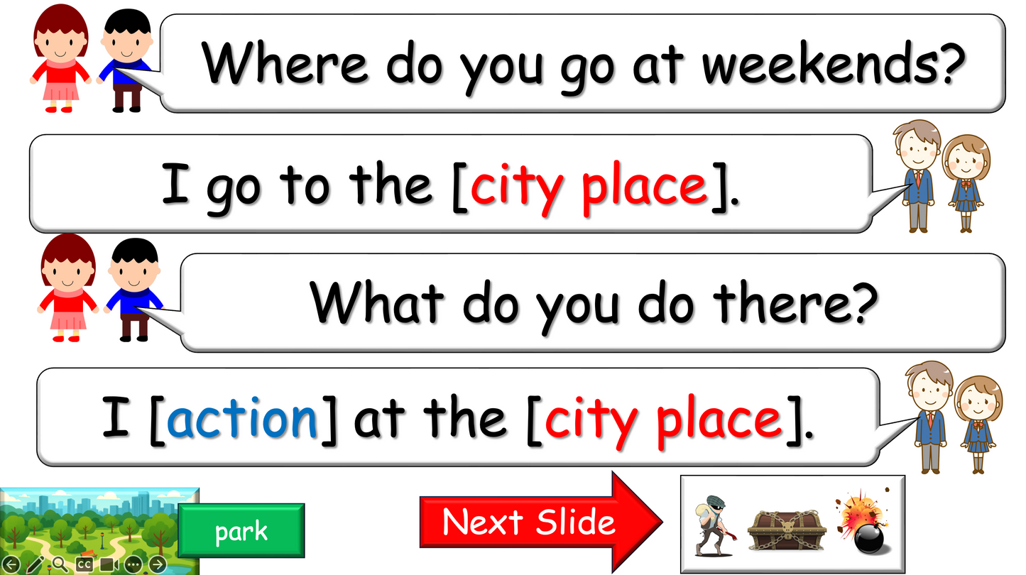 Grade 2-3 - ESL Lesson - Places Around Town