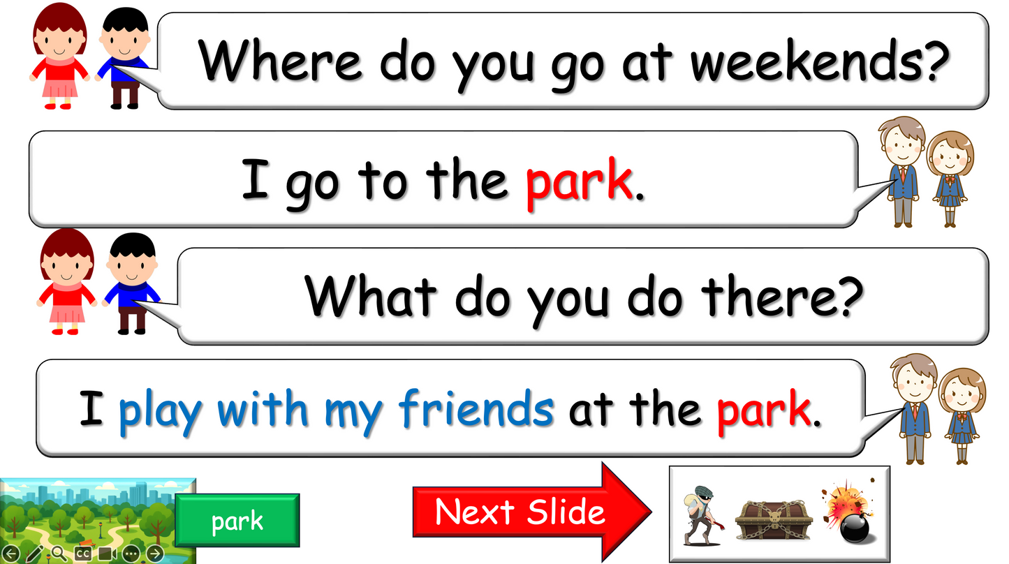 Grade 2-3 - ESL Lesson - Places Around Town