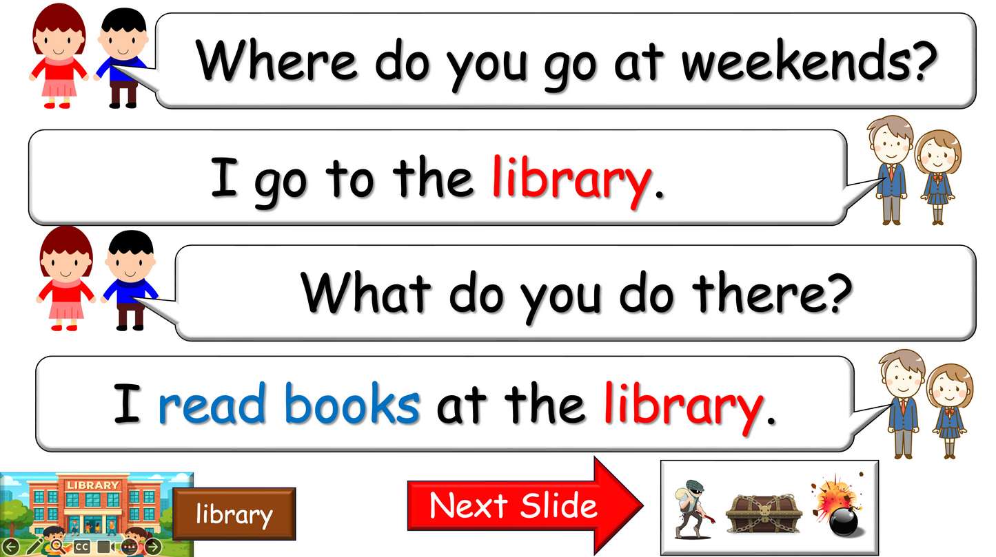 Grade 2-3 - ESL Lesson - Places Around Town