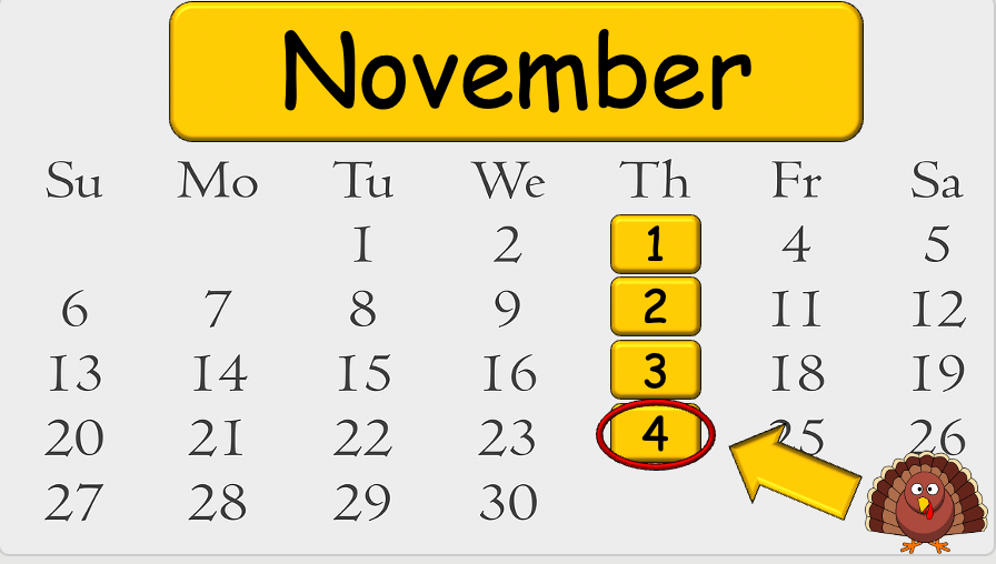 Grade 4 - ESL Lesson - Thanksgiving - PowerPoint Lesson