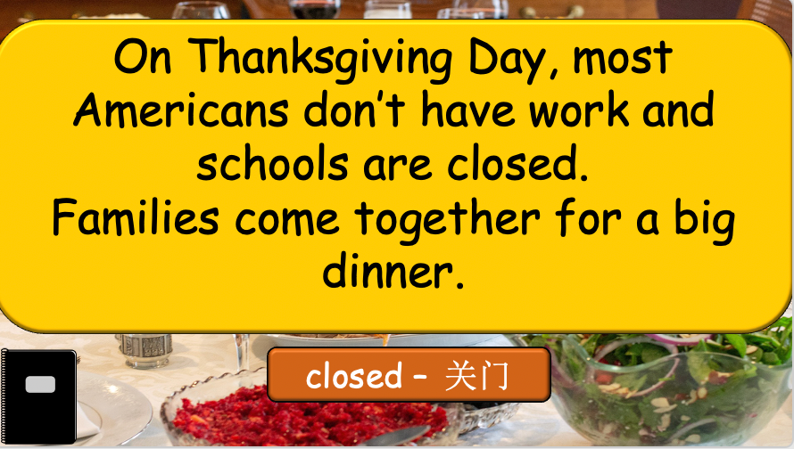 Grade 4 - ESL Lesson - Thanksgiving - PowerPoint Lesson