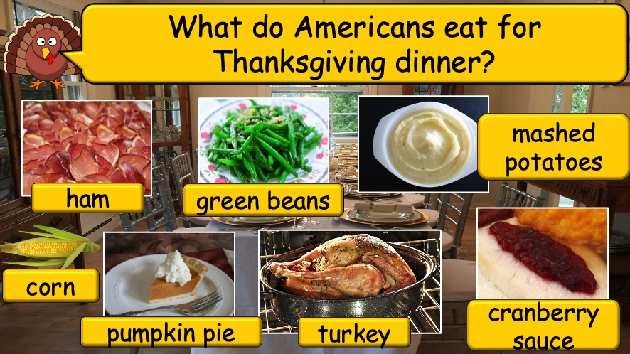 Grade 4 - ESL Lesson - Thanksgiving - PowerPoint Lesson