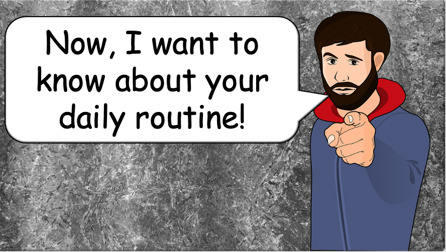Grade 4 - ESL Lesson - Daily Routine / Time - PowerPoint Lesson