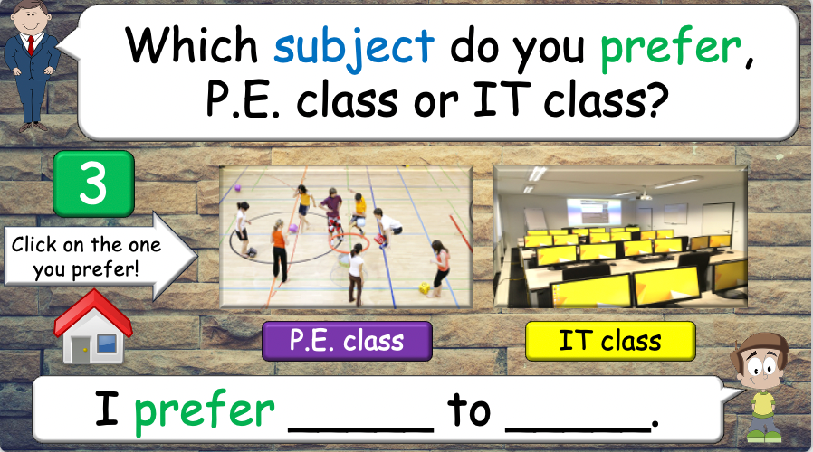 Grade 4 - ESL Lesson - Different Preferences - PowerPoint Lesson