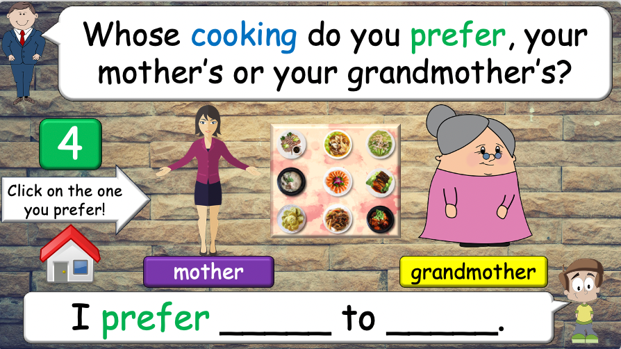 Grade 4 - ESL Lesson - Different Preferences - PowerPoint Lesson