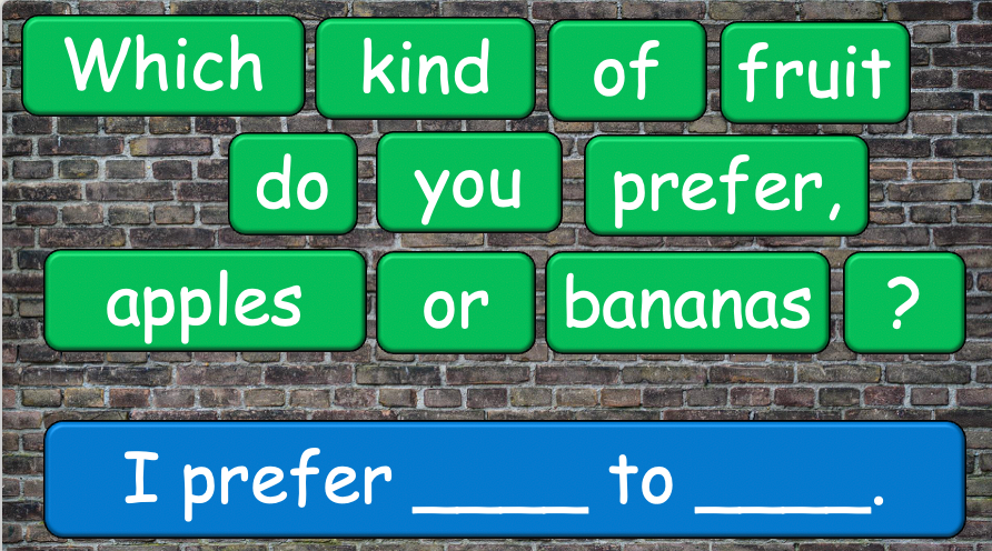 Grade 4 - ESL Lesson - Different Preferences - PowerPoint Lesson