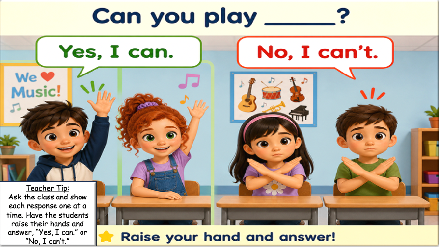 Grade 2-3 - ESL Lesson - Musical Instruments - Part 2