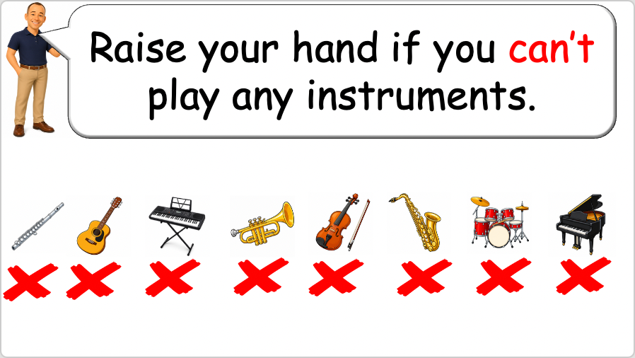 Grade 2-3 - ESL Lesson - Musical Instruments - Part 2
