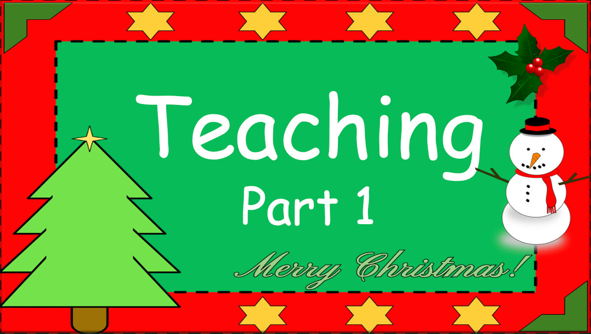 Grade 1-3 - ESL Lesson - Christmas Lesson - PowerPoint Lesson