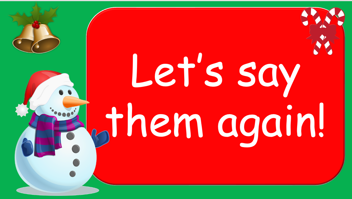 Grade 1-3 - ESL Lesson - Christmas Lesson - PowerPoint Lesson