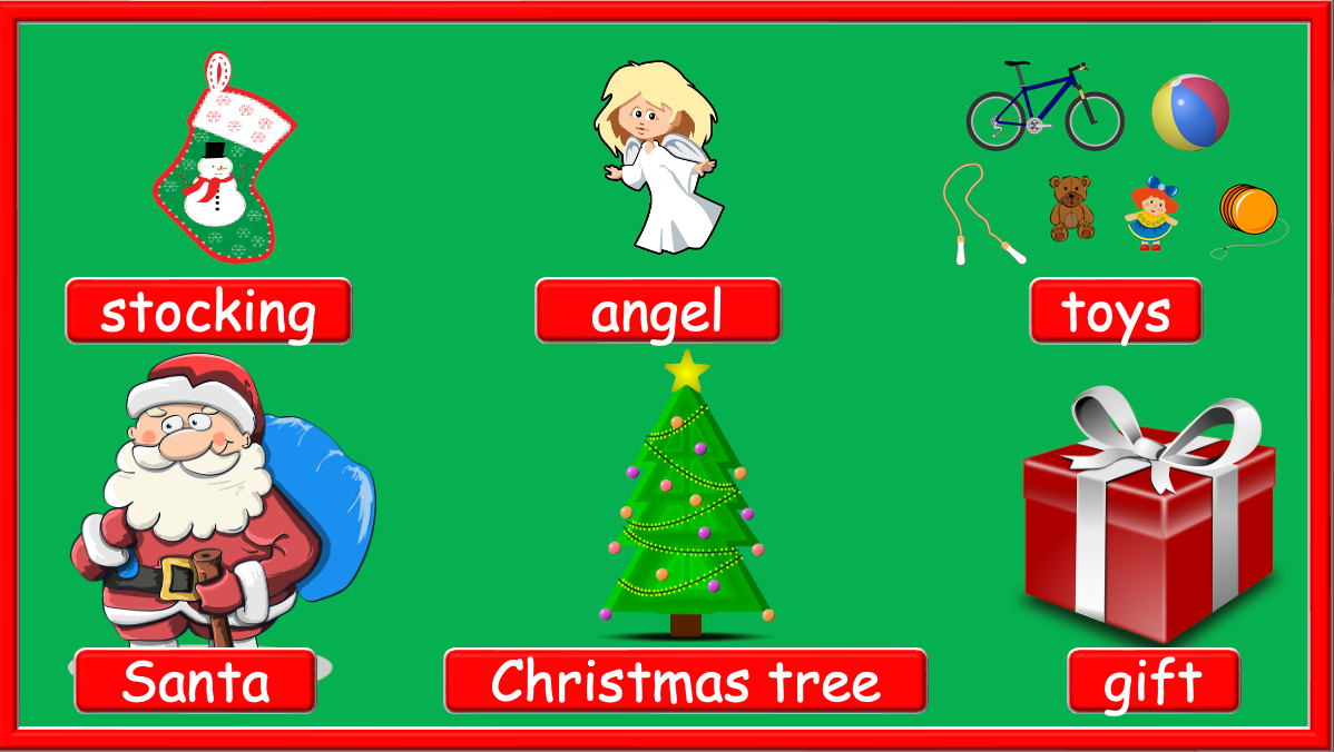 Grade 1-3 - ESL Lesson - Christmas Lesson - PowerPoint Lesson
