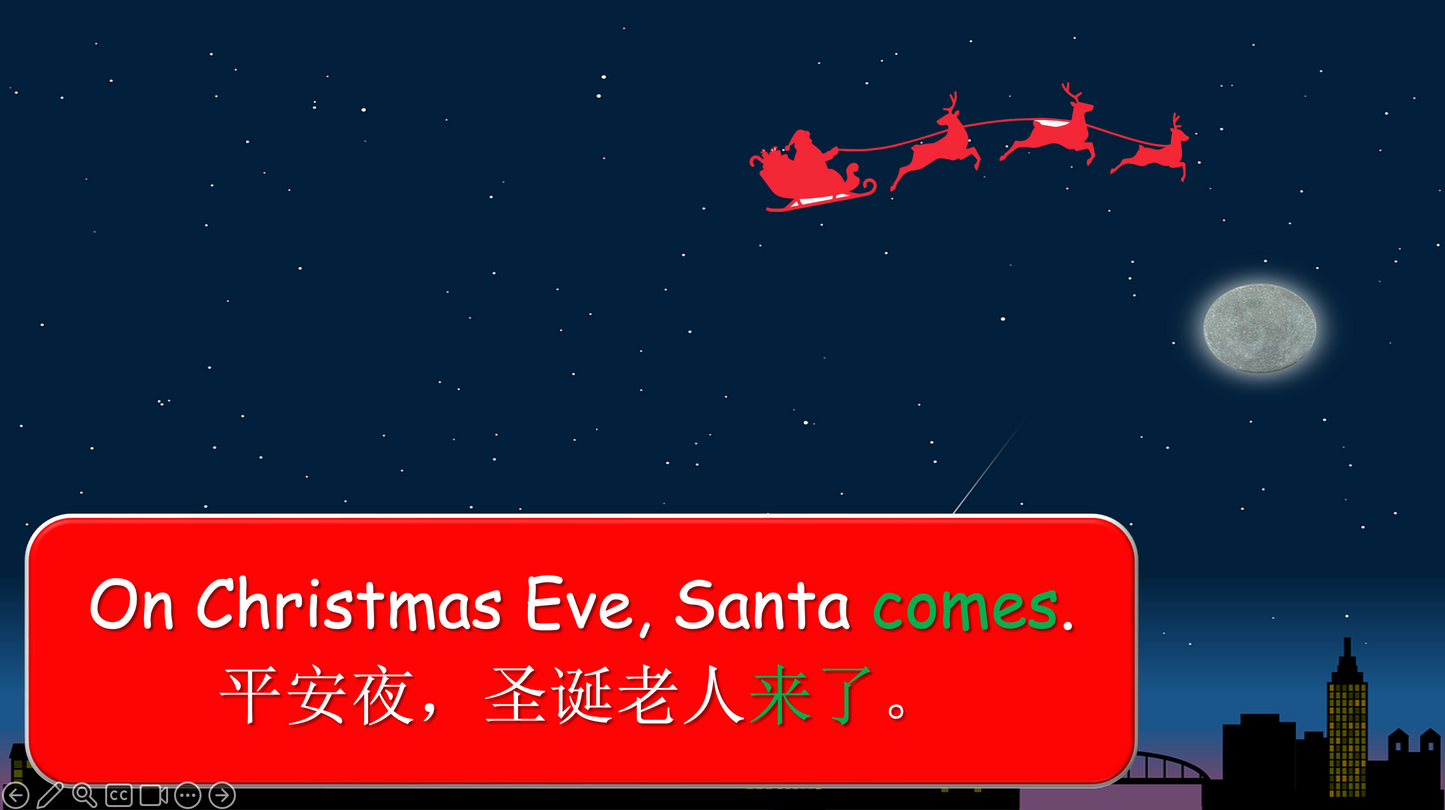 Grade 1-3 - ESL Lesson - Christmas Lesson - PowerPoint Lesson