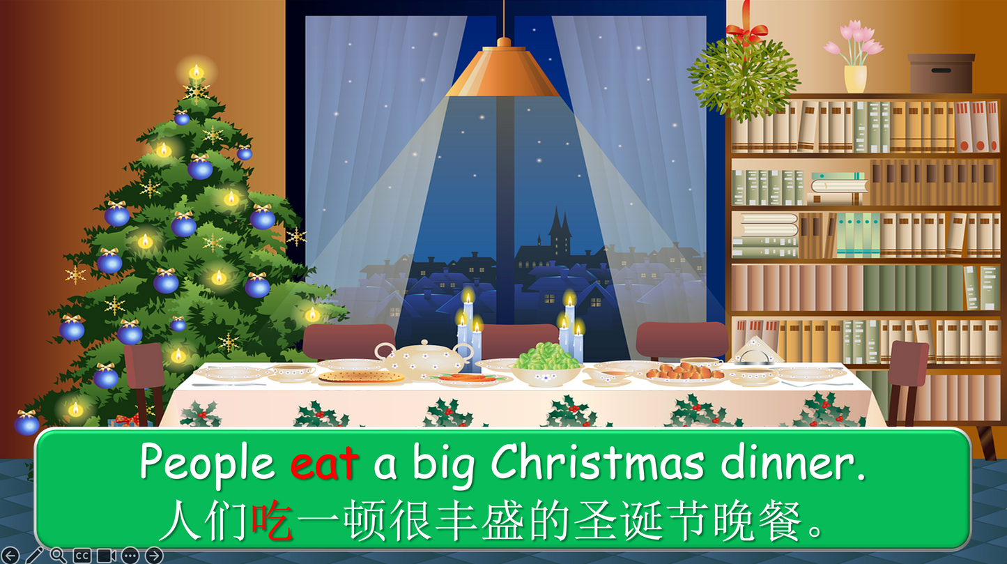 Grade 1-3 - ESL Lesson - Christmas Lesson - PowerPoint Lesson
