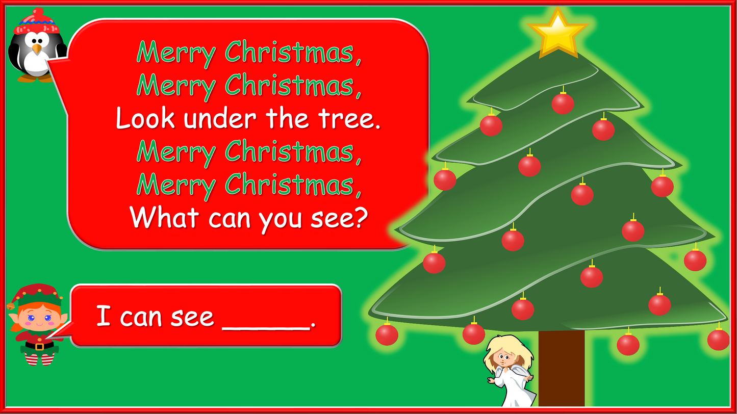 Grade 1-3 - ESL Lesson - Christmas Lesson - PowerPoint Lesson
