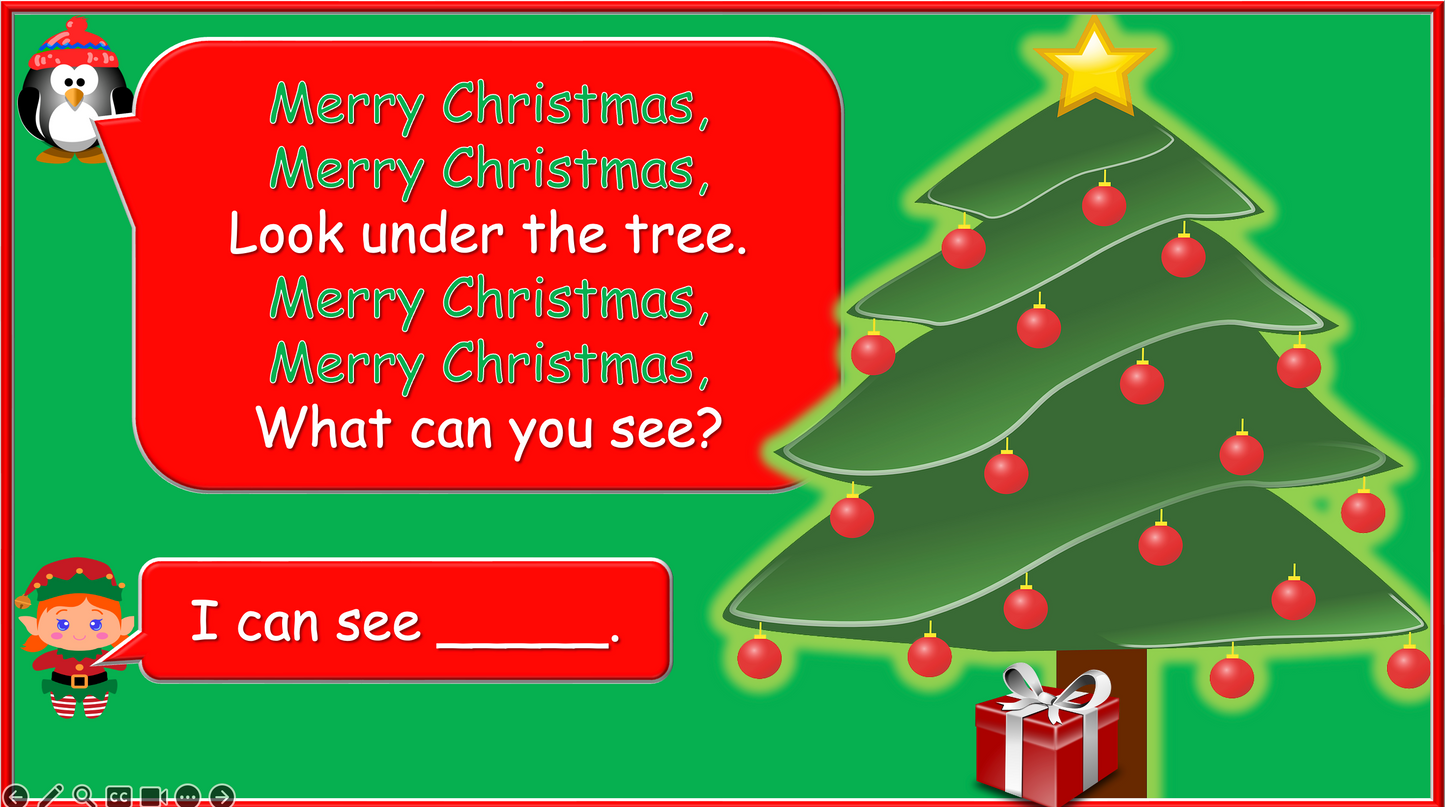 Grade 1-3 - ESL Lesson - Christmas Lesson - PowerPoint Lesson