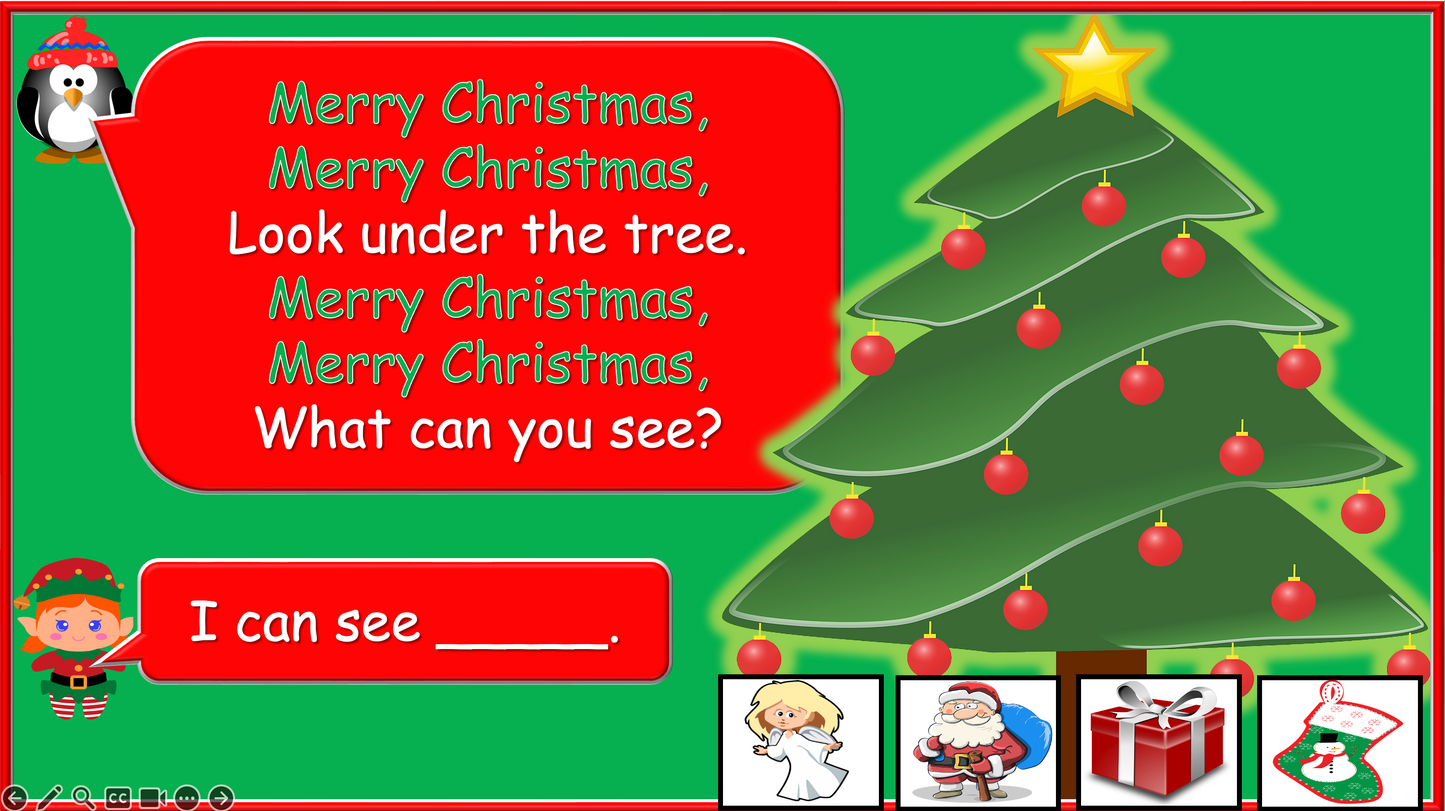 Grade 1-3 - ESL Lesson - Christmas Lesson - PowerPoint Lesson