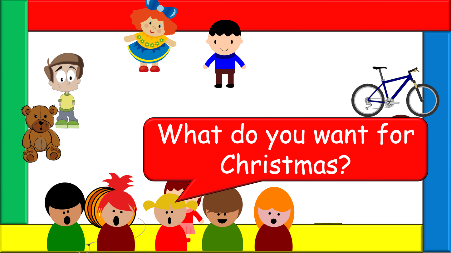 Grade 1-3 - ESL Lesson - Christmas Lesson - PowerPoint Lesson