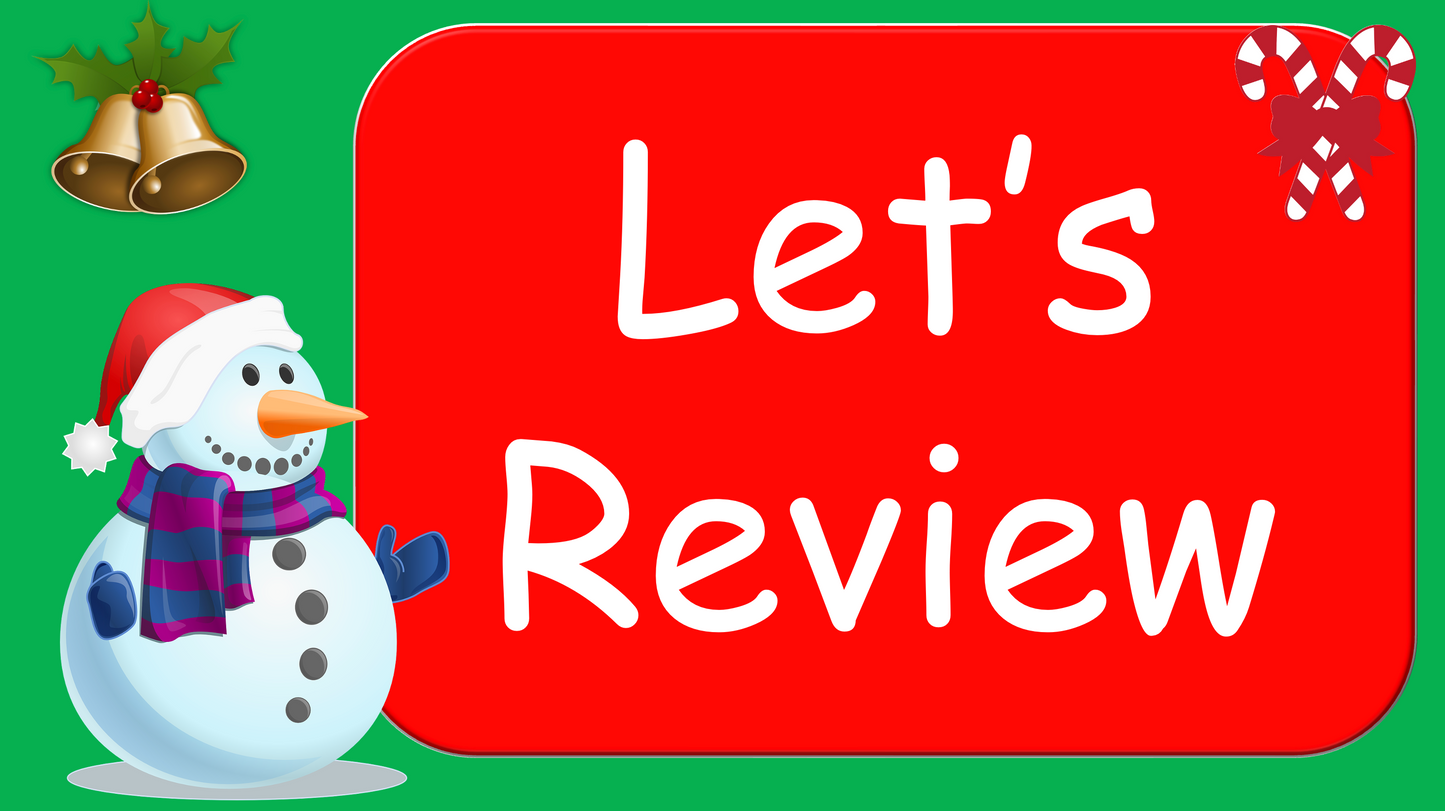 Grade 1-3 - ESL Lesson - Christmas Lesson - PowerPoint Lesson