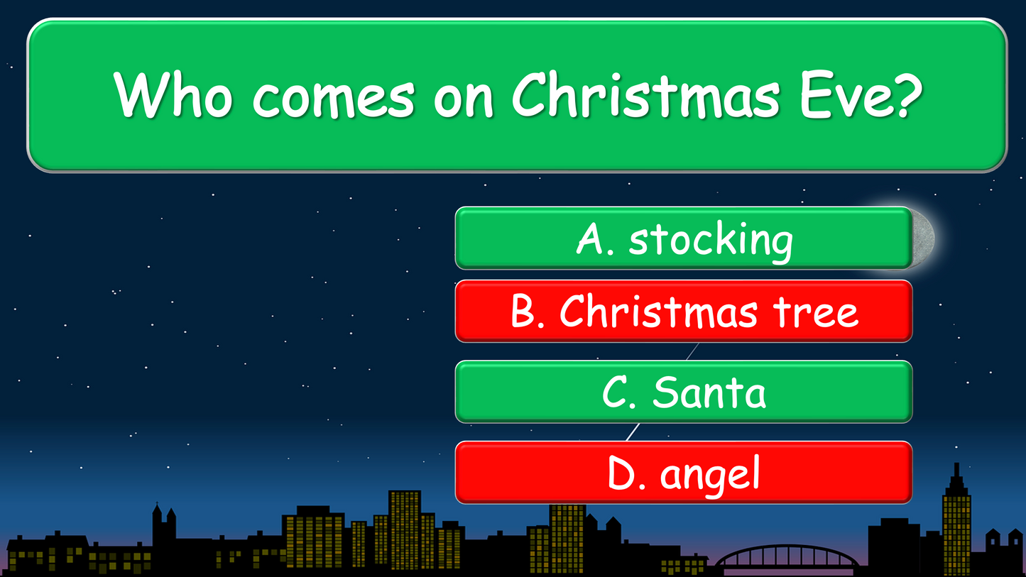 Grade 1-3 - ESL Lesson - Christmas Lesson - PowerPoint Lesson