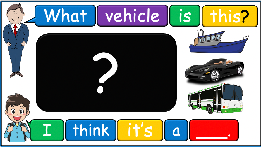 Grade 2 - ESL Lesson - Vehicles - Part 1 - PowerPoint Lesson