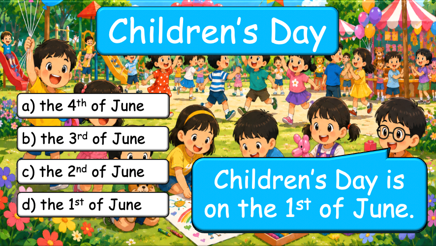Grade 1-3 - ESL Lesson - Children's Day