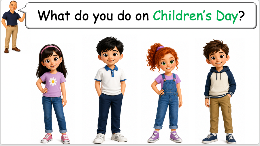 Grade 1-3 - ESL Lesson - Children's Day