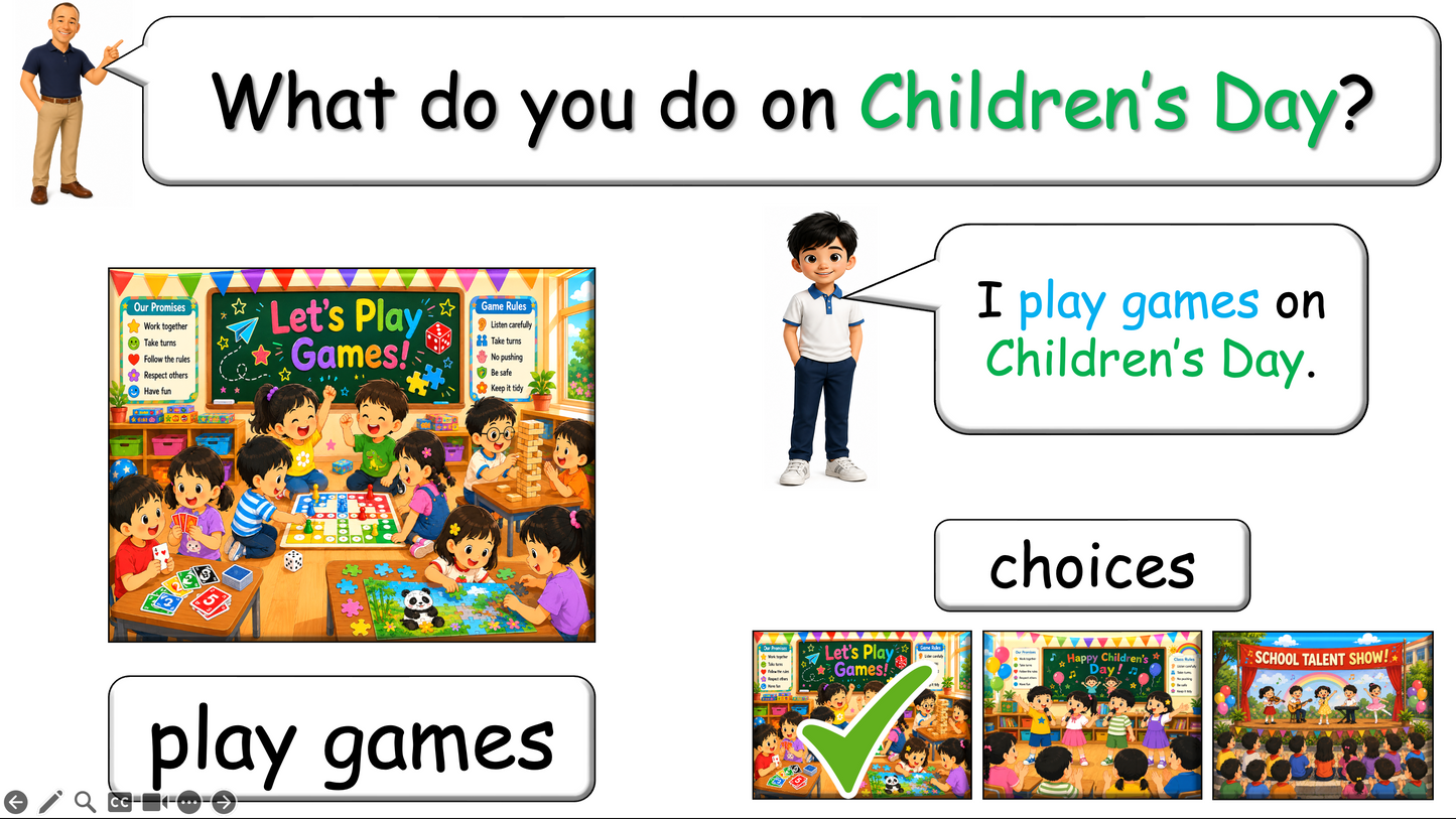 Grade 1-3 - ESL Lesson - Children's Day