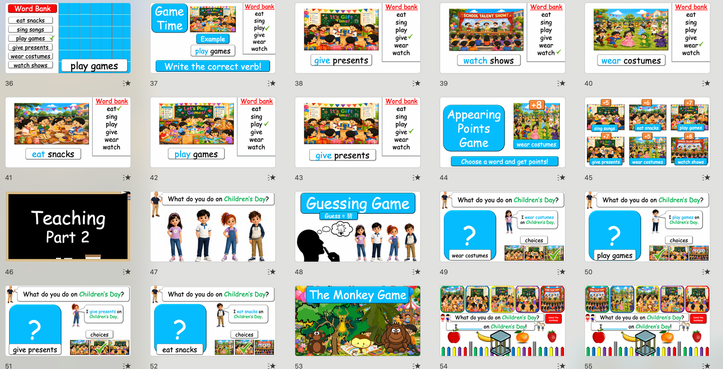 Grade 1-3 - ESL Lesson - Children's Day