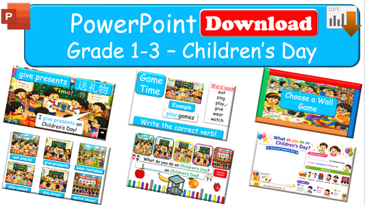 Grade 1-3 - ESL Lesson - Children's Day