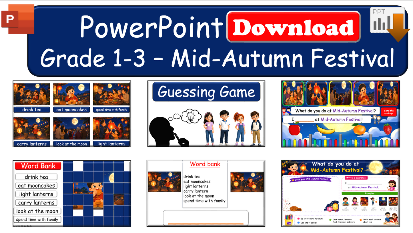 Grade 1-3 - ESL Lesson - Mid-Autumn Festival