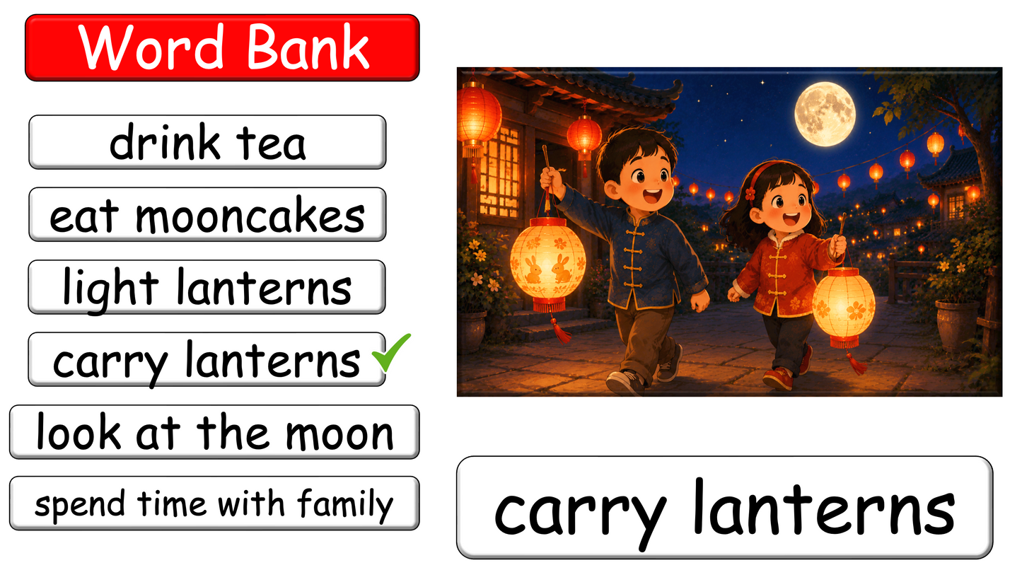Grade 1-3 - ESL Lesson - Mid-Autumn Festival