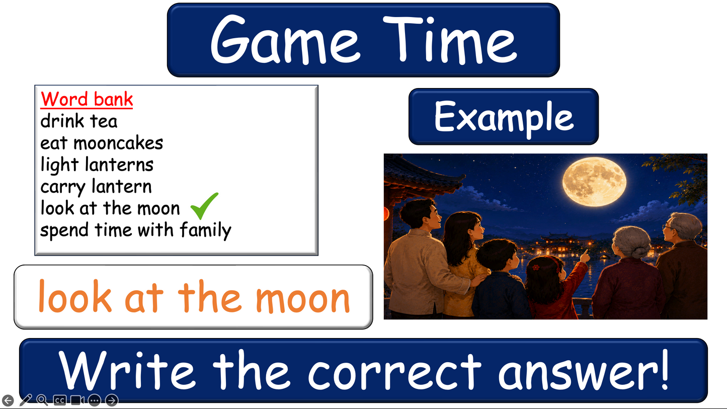 Grade 1-3 - ESL Lesson - Mid-Autumn Festival