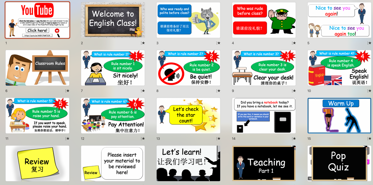 Grade 4-6 - ESL Lesson - New Year's resolutions - Part 1 and 2 COMBO Deal - 2 PowerPoint Lessons