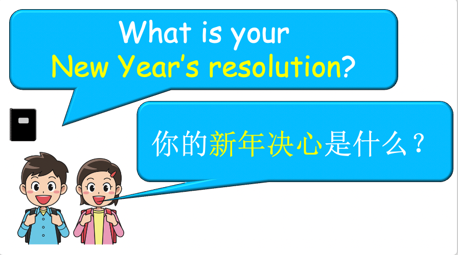Grade 4-6 - ESL Lesson - New Year's resolutions - Part 1 and 2 COMBO Deal - 2 PowerPoint Lessons