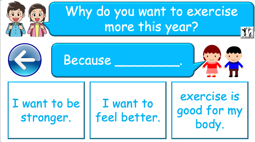 Grade 4-6 - ESL Lesson - New Year's resolutions - Part 1 - PowerPoint Lesson