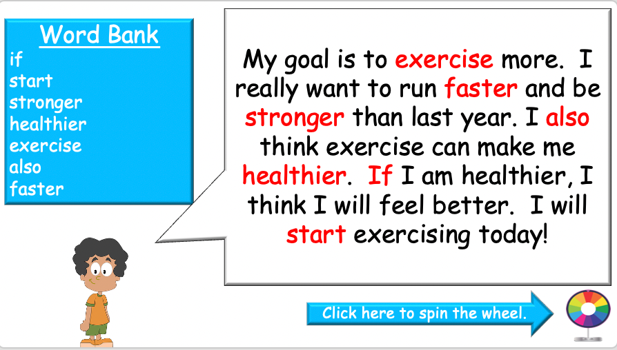 Grade 4-6 - ESL Lesson - New Year's resolutions - Part 2 - PowerPoint Lesson