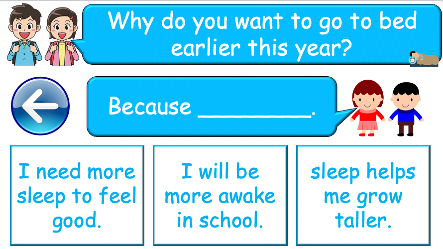 Grade 4-6 - ESL Lesson - New Year's resolutions - Part 2 - PowerPoint Lesson