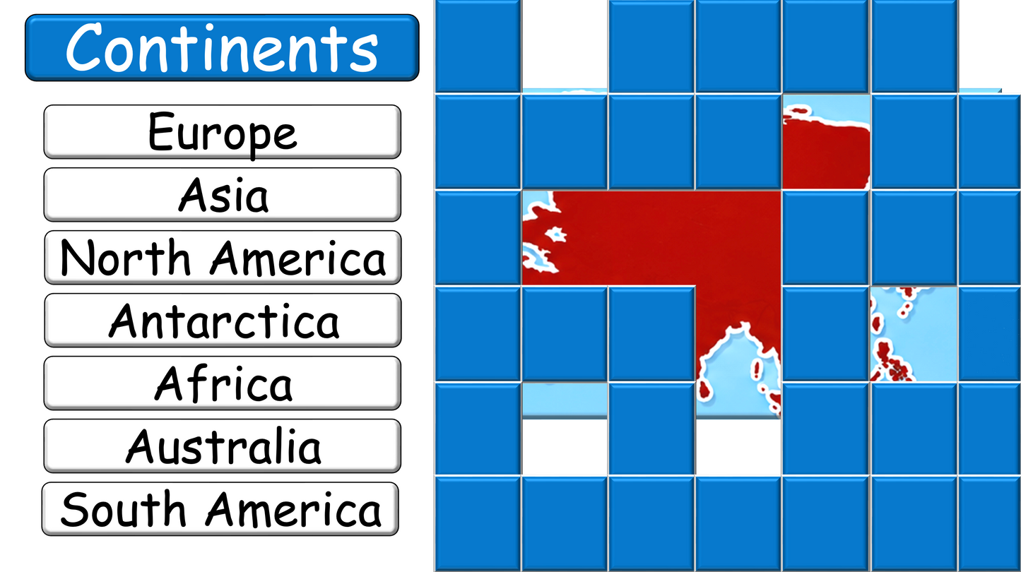 Grade 3-4 - ESL Lesson - Continents of the World