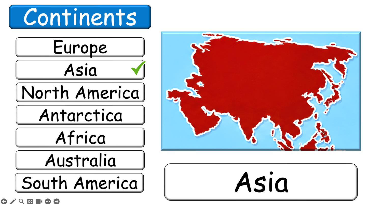 Grade 3-4 - ESL Lesson - Continents of the World