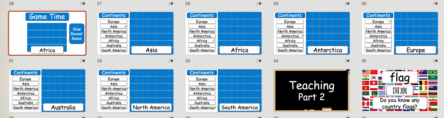 Grade 3-4 - ESL Lesson - Continents of the World