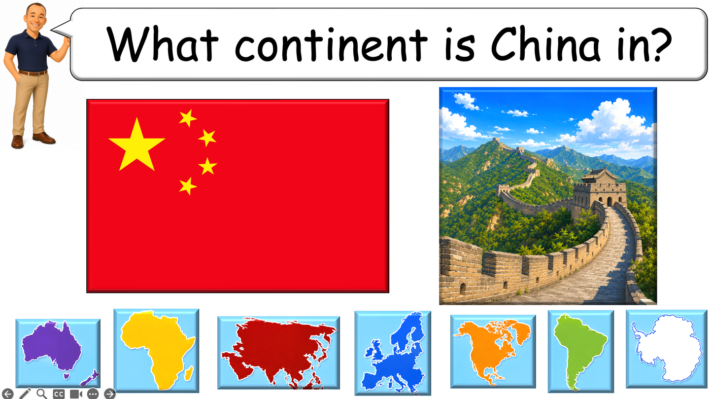 Grade 3-4 - ESL Lesson - Continents of the World