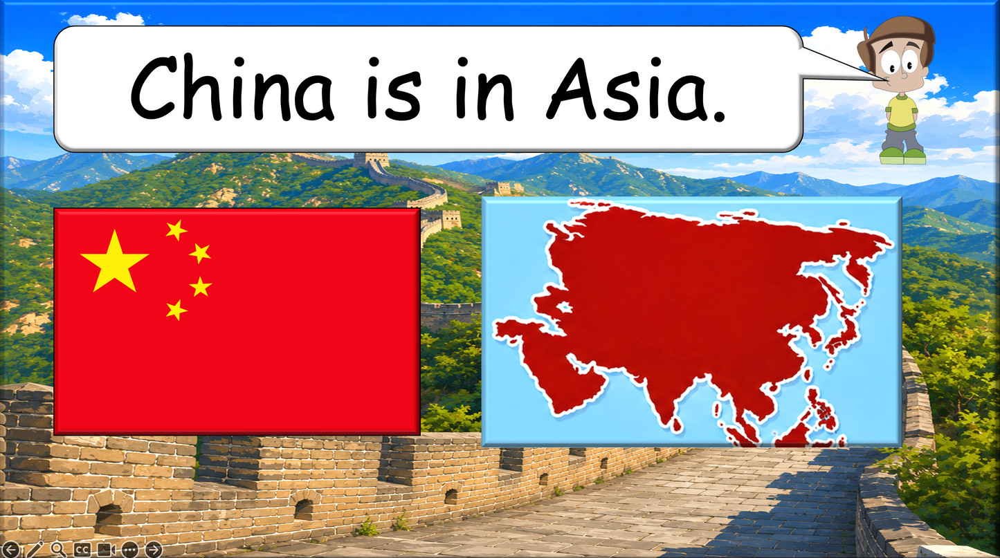Grade 3-4 - ESL Lesson - Continents of the World