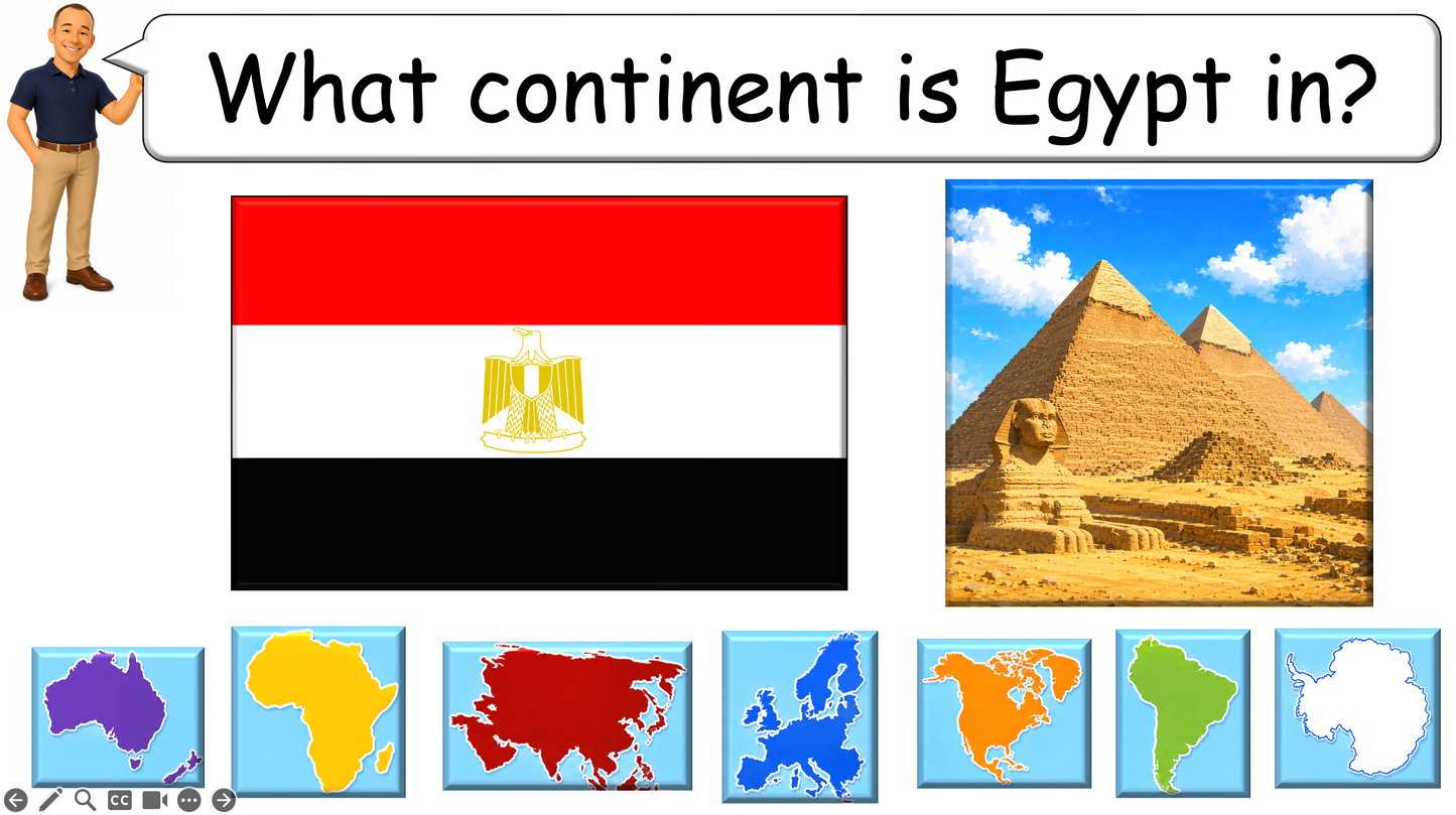 Grade 3-4 - ESL Lesson - Continents of the World