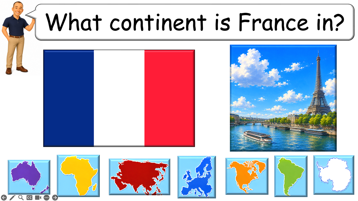 Grade 3-4 - ESL Lesson - Continents of the World