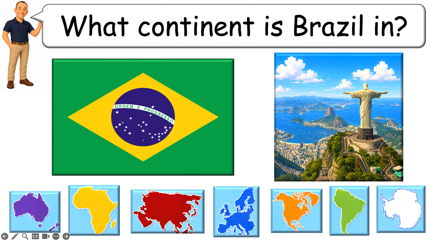 Grade 3-4 - ESL Lesson - Continents of the World