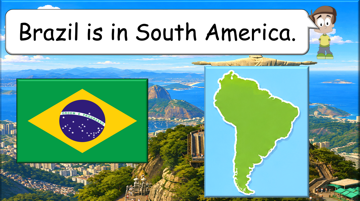 Grade 3-4 - ESL Lesson - Continents of the World