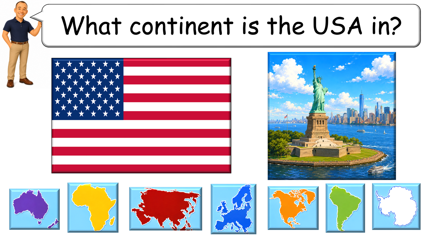 Grade 3-4 - ESL Lesson - Continents of the World