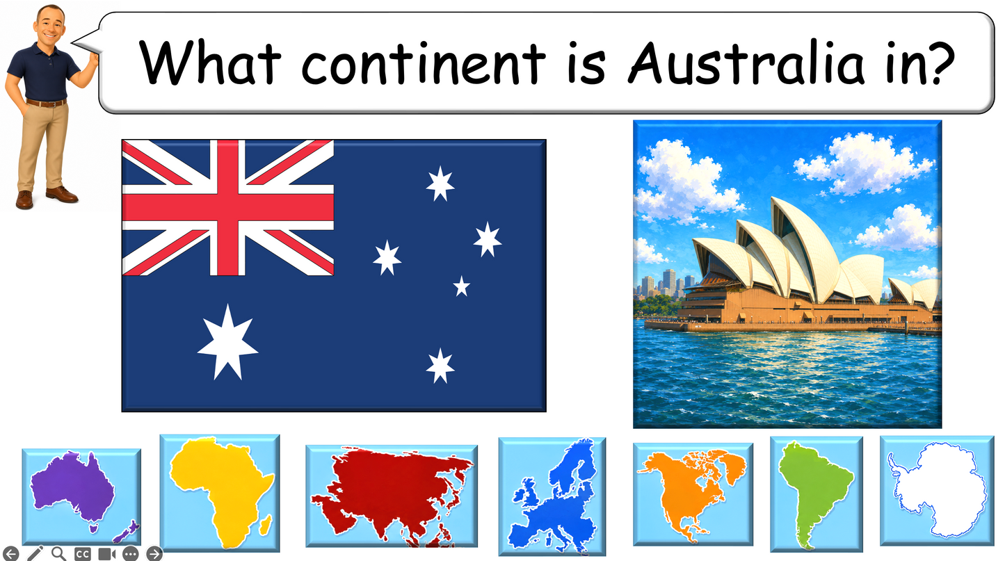Grade 3-4 - ESL Lesson - Continents of the World