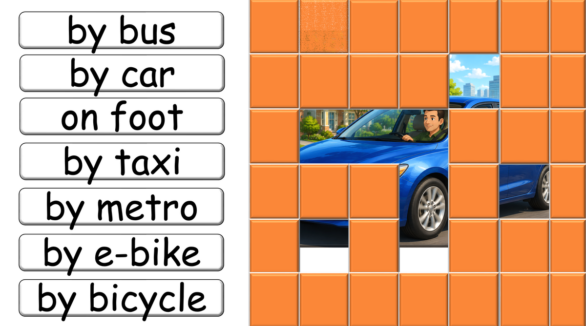 Grade 2 - ESL Lesson - How do you come to school?