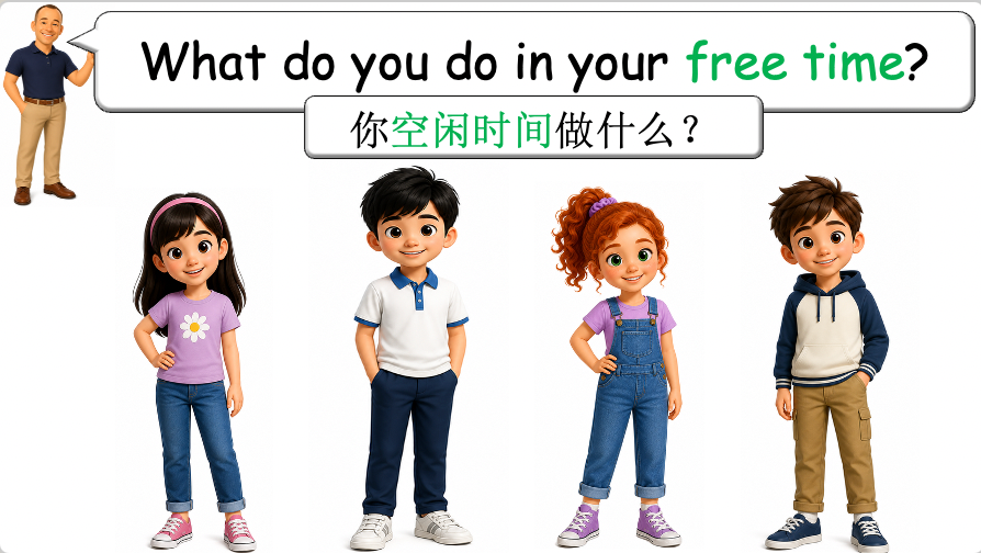 Grade 4 - ESL Lesson - Hobbies and Free Time